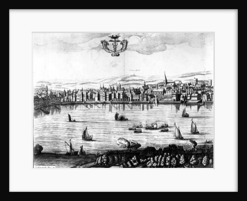 A View of the River Thames from Southwark, 1650 by Rombout Van den Hoeye