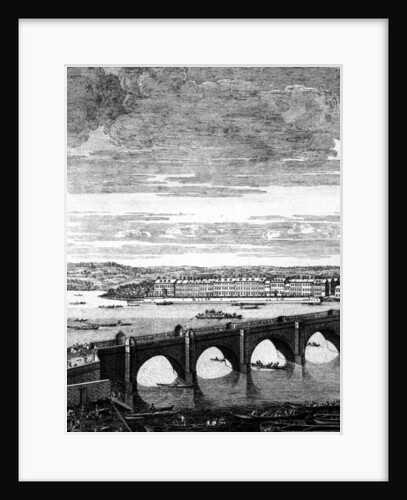 A View of Westminster Bridge by English School