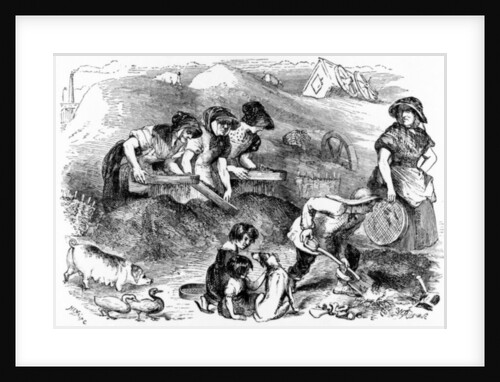 View of a Dust-yard by English School