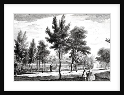 A View of the Elysian Fields from the Spring of Helicon, Stowe House Gardens by Jean Baptiste Claude Chatelain