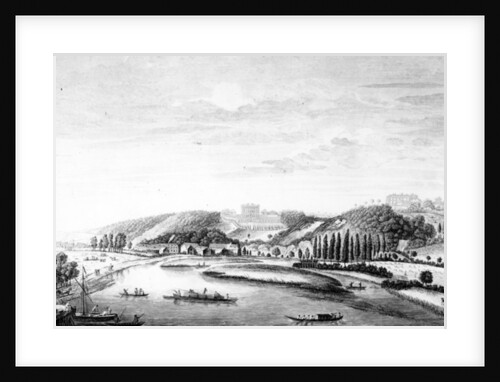 A View of Cliveden House taken from Maidenhead Bridge, c.1780 by English School