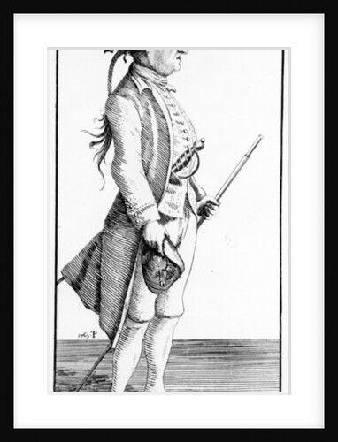 Caricature of Raimondo Cocchi by Thomas Patch