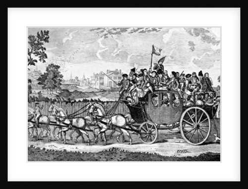 Going to Bury Fair, 1750 by English School