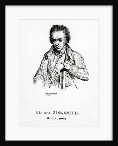 Niccolo Antonio Zingarelli, 1870 by Frederic Desire Hillemacher