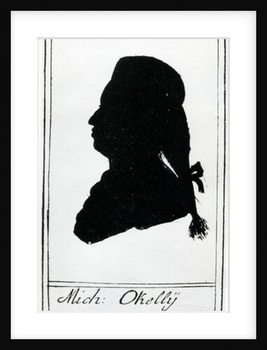 Silhouette of Michael O'Kelly, 1786 by Hieronymus Loschenkohl