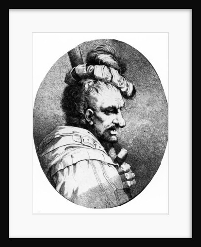 Bardolph, in 'Henry IV' by William Shakespeare, 1776 by John Hamilton Mortimer