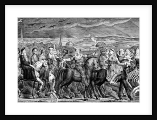Chaucer's Canterbury Pilgrims, 1810 by William Blake