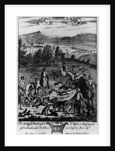The death of the hare with the fleet hounds by English School