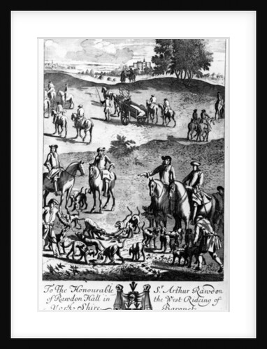 The end of the chase of the stagg by English School