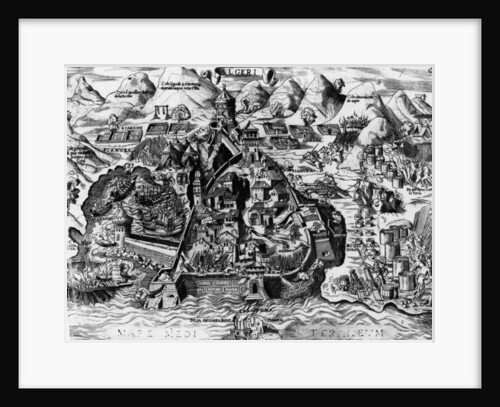 The Spanish attempt to capture Algiers, 1541 by Spanish School