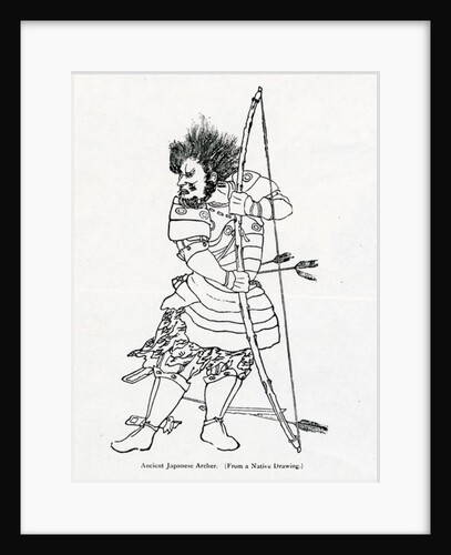 An Ancient Japanese Archer, 1871 by Anonymous