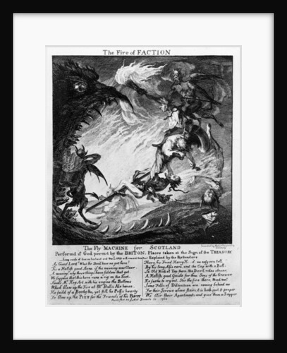 The Fire of Faction, 1762 by Paul Sandby