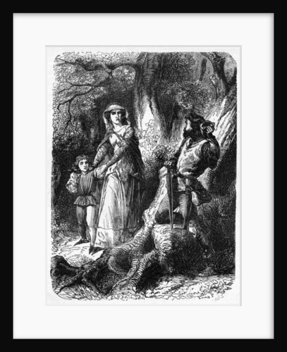 Queen Margaret and the Robber of Hexham by English School