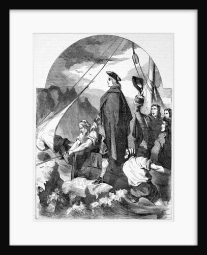 Landing of the Chevalier de St. George in Scotland by English School