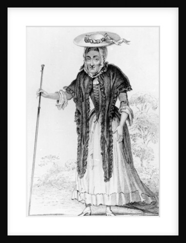 Jane Lewson, remarkable for her age and peculiarities, 1821 by Robert Cooper