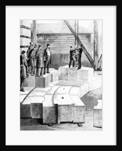 The New Eddystone Lighthouse: The Stone-Cutting Establishment at Oreston by William Heysham Overend