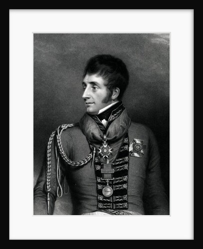 Major General The Honorable Sir William Ponsonby, 1817 by Georges Maile