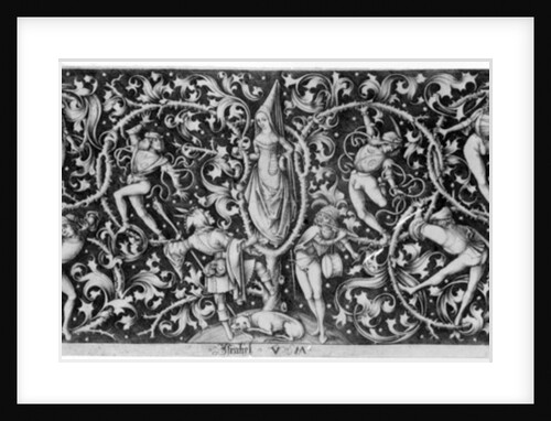 Ornament with Morris Dancers, c.1490-1500 by Israhel van the younger Meckenem