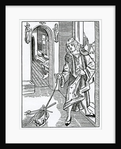 Of disordred and ungoodly maners by (after) German School