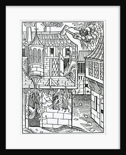 Of bostynge or hauynge confydence in fortune by German School