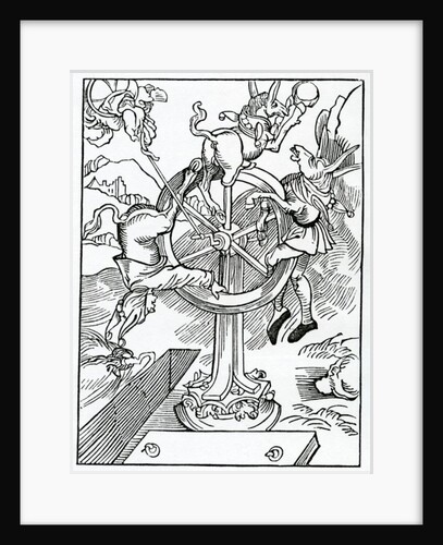 Of the mutabylyte of fortune by (after) German School