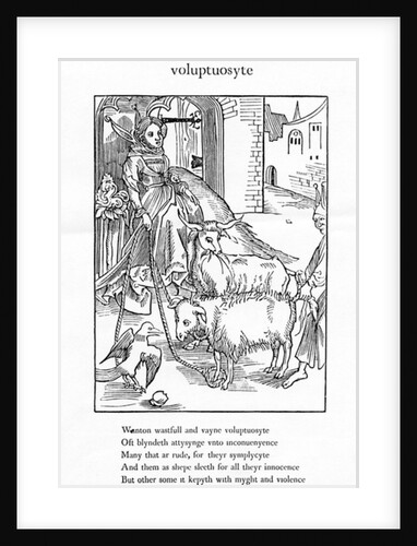 Of bodely pleasour or corporall voluptuosyte by (after) German School