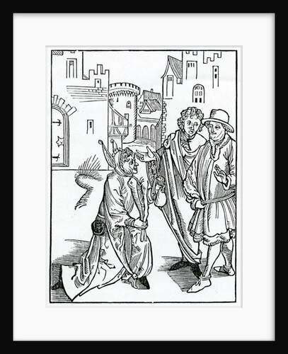 Of the contempt and dispysynge of pouertye by German School