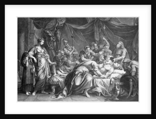 Andromache bewailing the death of Hector, engraved by Domenico Cunego, 1764 by Gavin Hamilton