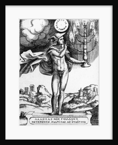 Hermes, 1555 by Giulio Bonasone