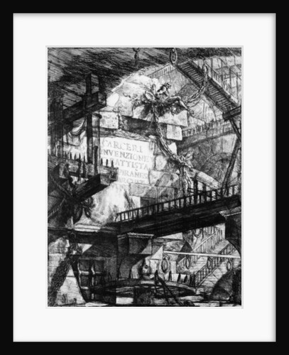 Title page to the 'Carceri d'invenzione' series, 1761 by Giovanni Battista Piranesi