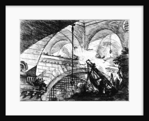 Plate from the 'Carceri d'invenzione' series, 1761 by Giovanni Battista Piranesi