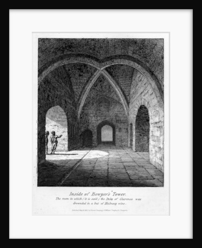 Inside of Bowyer's Tower, 1830 by English School