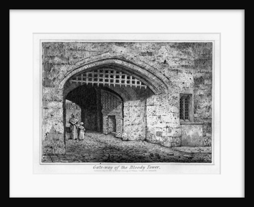 Gate-way of the Bloody Tower, 1830 by English School