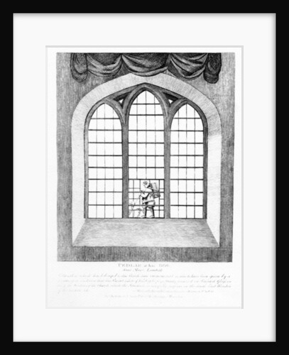 Pedlar and his Dog, Saint Mary Lambeth, 1791 by English School