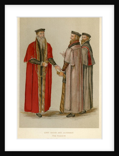 An Elizabethan Lord Mayor and Aldermen by English School