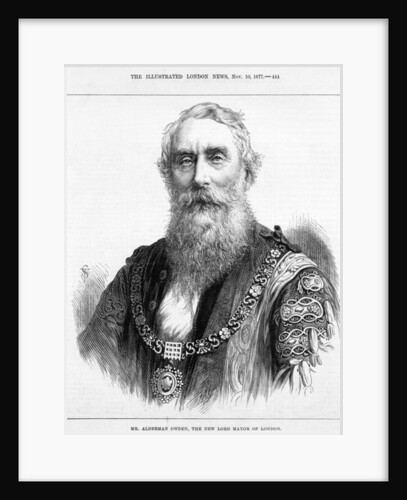Mr. Alderman Owden, the new Lord Mayor of London by English School