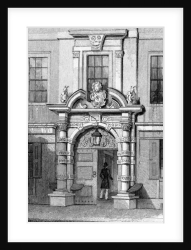 Haberdasher's Hall, Maiden Lane, c.1829-31 by Thomas Hosmer (after) Shepherd