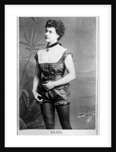 Zazel, c.1877 by English Photographer