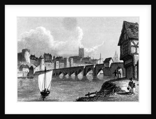 Castle and City of Limerick by William Westall