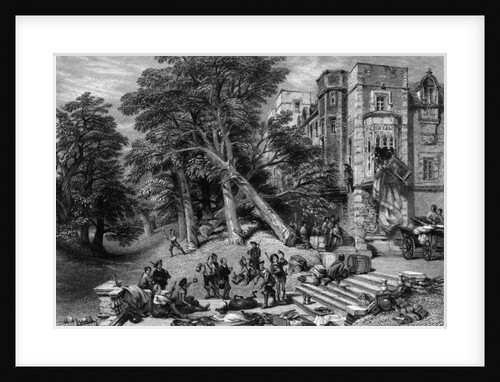 Destruction of the Property of Royalists by George (after) Cattermole