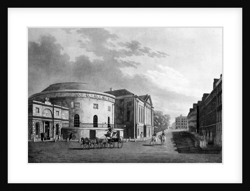 Rotunda & New Rooms, Dublin, 1795 by James Malton