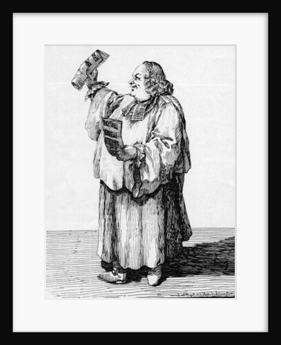 Master of St Peter's Chapel at the Vatican, print made by Mathias Oesterreich, 1751 by Pier Leone Ghezzi
