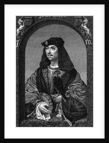 King James IV of Scotland, 1796 by English School