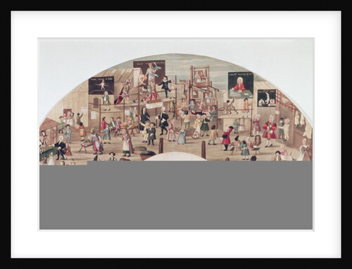Bartholomew Fair, 1824 by English School