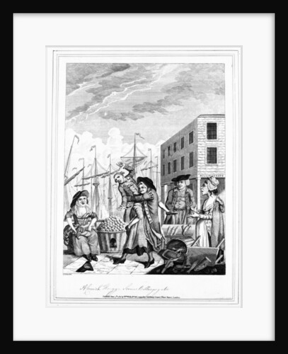 A Cornish Hug in Billingsgate, 1781 by John Nixon