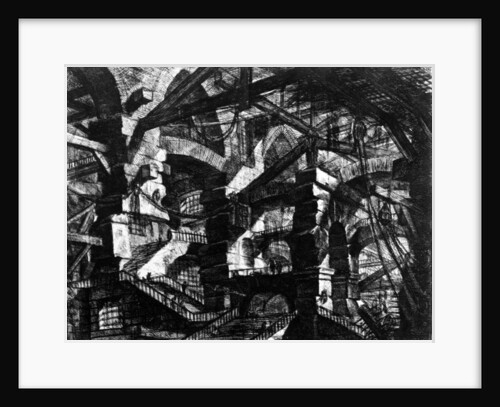 Plate from the 'Carceri d'invenzione' series, 1761 by Giovanni Battista Piranesi