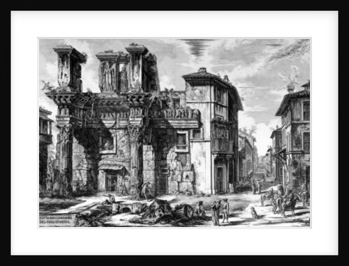 View of the Remains of the Forum of Nerva by Giovanni Battista Piranesi