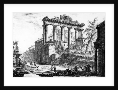 View of the Temple of Concord by Giovanni Battista Piranesi