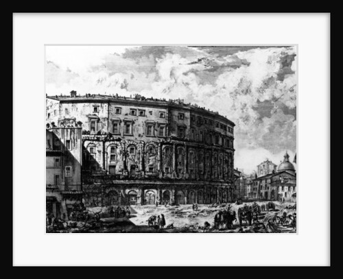 View of the Theatre of Marcellus by Giovanni Battista Piranesi