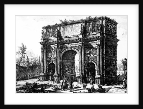 A View of the Arch of Constantine by Giovanni Battista Piranesi
